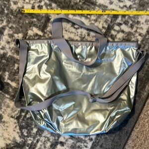 Lesportsac silver tote